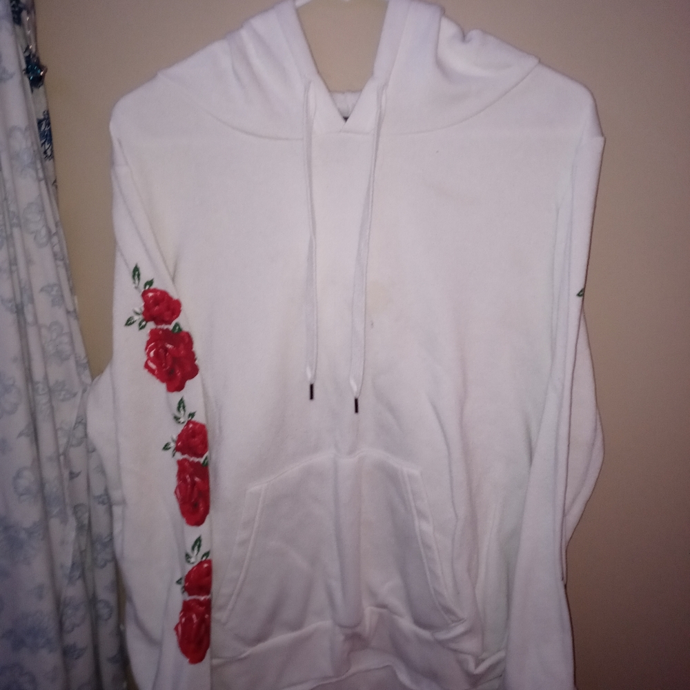 White hoodie